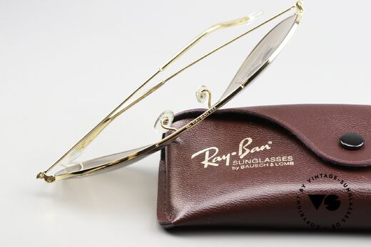 Ray Ban Large Metal Changeable Linsen B&L USA, KEINE Retromode, sondern ein altes USA-Original, Passend für Herren und Damen Ray Ban Large Metal Changeable Linsen B&L USA, KEINE Retromode, sondern ein altes USA-Original, Passend für Herren und Damen
