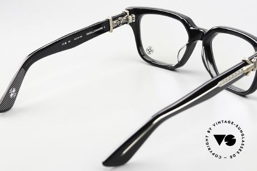Chrome Hearts Vagillionaire II Männerbrille 925 Silber Rocker, Azetat-Fassung kann beliebig verglast werden, Passend für Herren Chrome Hearts Vagillionaire II Männerbrille 925 Silber Rocker, Azetat-Fassung kann beliebig verglast werden, Passend für Herren