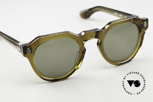 Chrome Hearts Lizard Boot Panto Sonnenbrille 925er Silber, entspiegelte 'dark olive' ZEISS Sonnengläser, Passend für Herren Chrome Hearts Lizard Boot Panto Sonnenbrille 925er Silber, entspiegelte 'dark olive' ZEISS Sonnengläser, Passend für Herren