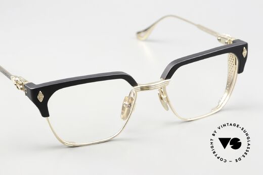 Chrome Hearts LGMA Luxusbrille Titanium 18kt Gold, Fassung ist beliebig verglasbar (Gleitsicht), Passend für Herren Chrome Hearts LGMA Luxusbrille Titanium 18kt Gold, Fassung ist beliebig verglasbar (Gleitsicht), Passend für Herren