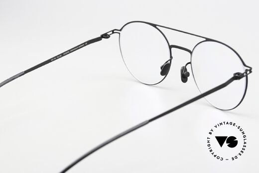 Mykita Kjell Runde Brille Klassisch Schwarz, genial flexible Brillenfassung in einer medium Größe, Passend für Herren und Damen Mykita Kjell Runde Brille Klassisch Schwarz, genial flexible Brillenfassung in einer medium Größe, Passend für Herren und Damen
