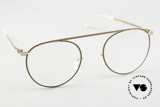 Mykita Studio 6.5 Champagne Gold Black Design, dadurch wird fast ein psychedelischer Effekt erzeugt, Passend für Damen Mykita Studio 6.5 Champagne Gold Black Design, dadurch wird fast ein psychedelischer Effekt erzeugt, Passend für Damen
