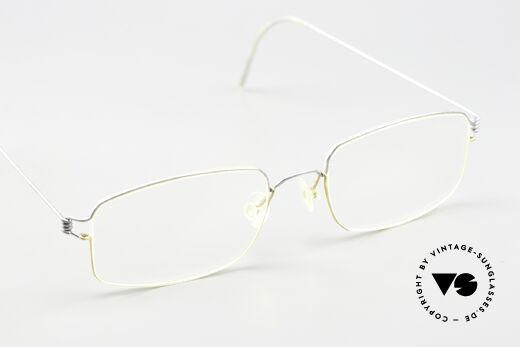 Lindberg Taurus Air Titan Rim Titanium Brille Aus den 90ern, noch mit den alten Lindberg Aufdrucken ohne Bezeichnung, Passend für Herren und Damen