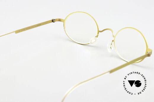 Lindberg 5000 Strip Titan 90er Fassung Kupfer Bronze, ungetragenes Designerstück + orig. Lindberg Magnet-Etui, Passend für Herren und Damen