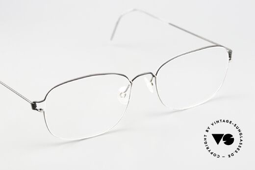 Lindberg Mars 52 Air Titan Rim Herrenbrille Aus Den 1990ern, die Titanfassung ist beliebig verglasbar (auch Gleitsicht), Passend für Herren