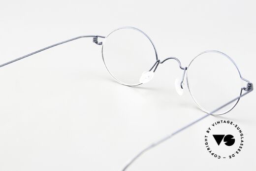 Lindberg Corona 42 Air Titan Rim Runde Brille In Dunkelblau Matt, Größe: medium, Passend für Herren und Damen Lindberg Corona 42 Air Titan Rim Runde Brille In Dunkelblau Matt, Größe: medium, Passend für Herren und Damen