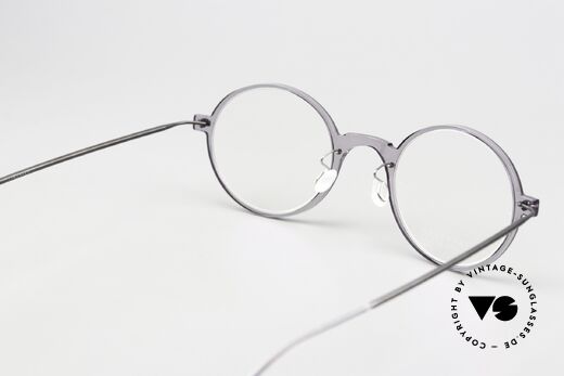 Lindberg 6508 NOW Dünne Semi-Transparente Front, ungetragenes Designerstück mit original Lindberg Etui, Passend für Herren und Damen Lindberg 6508 NOW Dünne Semi-Transparente Front, ungetragenes Designerstück mit original Lindberg Etui, Passend für Herren und Damen