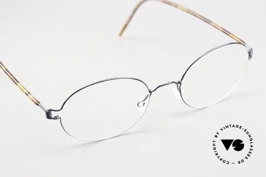 Lindberg York Air Titan Rim Dunkelblau Metallic Schildpatt, ungetragene Designerbrille + Magnet-Etui von Lindberg, Passend für Herren und Damen Lindberg York Air Titan Rim Dunkelblau Metallic Schildpatt, ungetragene Designerbrille + Magnet-Etui von Lindberg, Passend für Herren und Damen