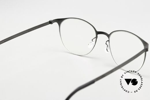 Lindberg 9556 Strip Titanium Designerbrille Schwarz Panto, die orig. DEMOgläser können beliebig getauscht werden, Passend für Herren und Damen Lindberg 9556 Strip Titanium Designerbrille Schwarz Panto, die orig. DEMOgläser können beliebig getauscht werden, Passend für Herren und Damen