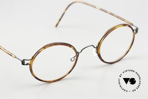 Lindberg Harley Air Titan Rim Runde Brille Damen & Herren, ungetragenes Einzelstück + original Lindberg Magnet-Etui, Passend für Herren und Damen Lindberg Harley Air Titan Rim Runde Brille Damen & Herren, ungetragenes Einzelstück + original Lindberg Magnet-Etui, Passend für Herren und Damen