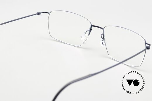 Lindberg 5509 Thintanium Eckige Brillenform Für Herren, die orig. DEMOgläser können beliebig getauscht werden, Passend für Herren