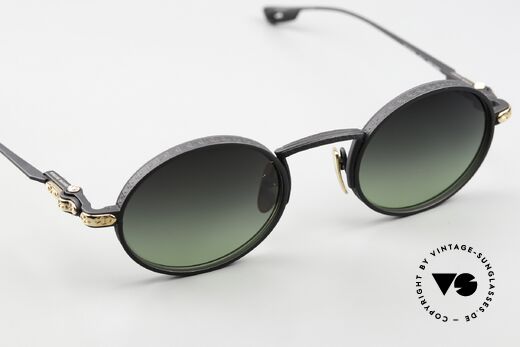 Chrome Hearts Honey Dipped Ozzy Osbourne Style Brille, mattschwarze Fassung mit grau-grünem Sonnenglas, Passend für Herren und Damen Chrome Hearts Honey Dipped Ozzy Osbourne Style Brille, mattschwarze Fassung mit grau-grünem Sonnenglas, Passend für Herren und Damen