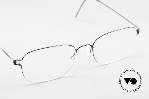 Lindberg Mars 52 Air Titan Rim Herrenbrille Klassisch Zeitlos, die Titanfassung ist beliebig verglasbar (auch Gleitsicht), Passend für Herren