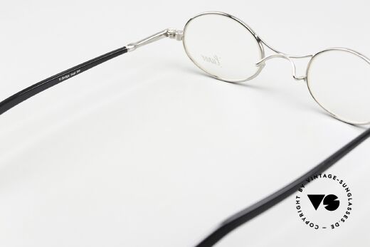 Lunor X-Bridge Oval Sehr Edle Brille Platin Plattiert, Größe: small, Passend für Herren und Damen Lunor X-Bridge Oval Sehr Edle Brille Platin Plattiert, Größe: small, Passend für Herren und Damen