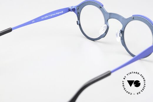 Theo Belgium Mille 71 Metallbrille Bicolor Blau Titan, die TITANIUM-Fassung ist beliebig verglasbar, Passend für Herren und Damen Theo Belgium Mille 71 Metallbrille Bicolor Blau Titan, die TITANIUM-Fassung ist beliebig verglasbar, Passend für Herren und Damen