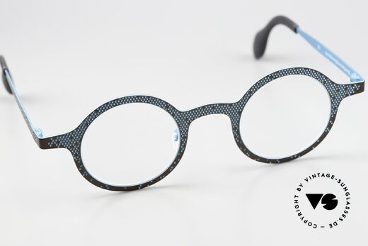 Theo Belgium Mille 64 Runde Brille Punkte-Muster, 140mm breit = eher eine LARGE Größe; UNISEX!, Passend für Herren und Damen Theo Belgium Mille 64 Runde Brille Punkte-Muster, 140mm breit = eher eine LARGE Größe; UNISEX!, Passend für Herren und Damen