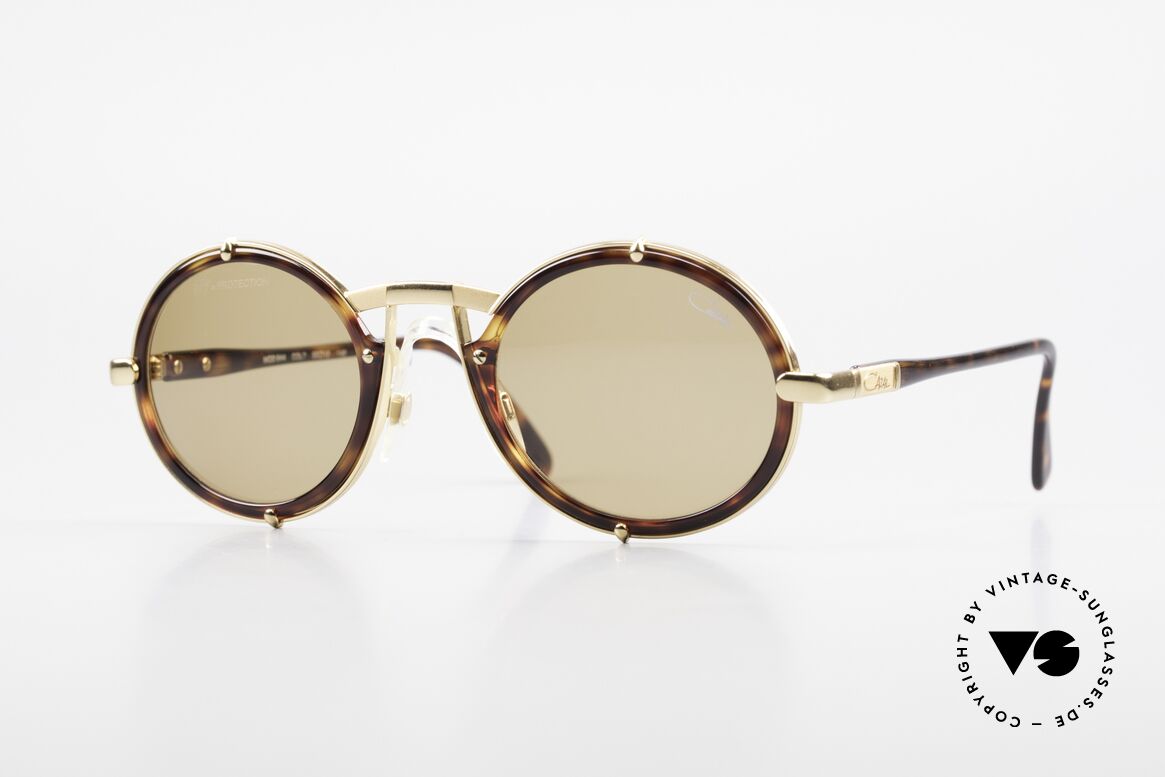 Cazal 644 Runde Cazal 90er Sonnenbrille, runde vintage Designer-Sonnenbrille von Cazal, Passend für Herren und Damen