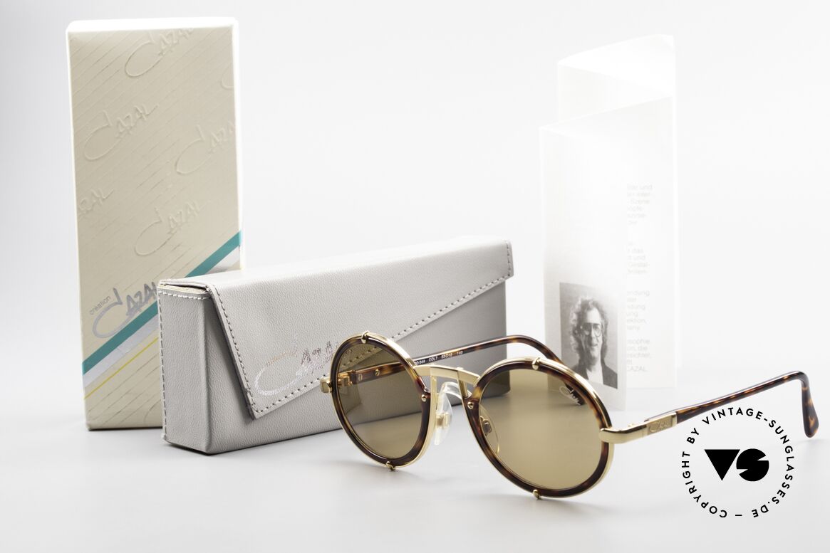Cazal 644 Runde Cazal 90er Sonnenbrille, Größe: medium, Passend für Herren und Damen