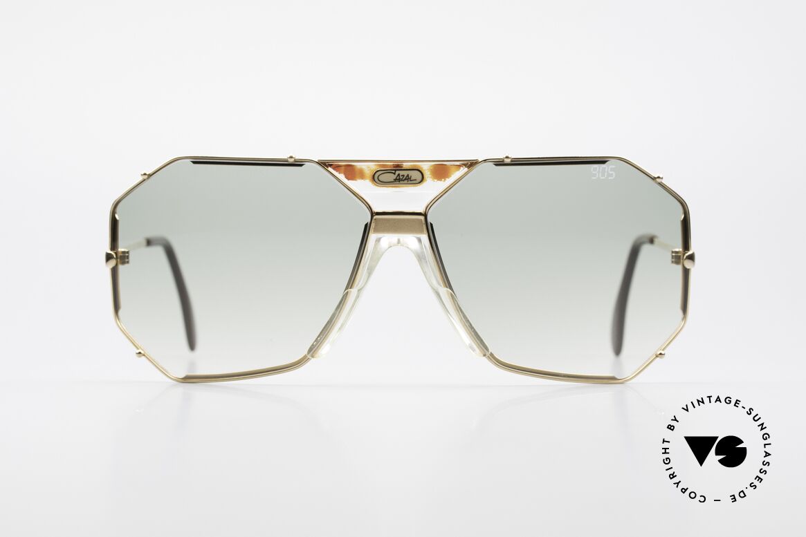 Cazal 905 Gwen Stefani Sonnenbrille 80er, elegantes, kantiges Design v. Cari Zalloni, CAZAL, Passend für Herren