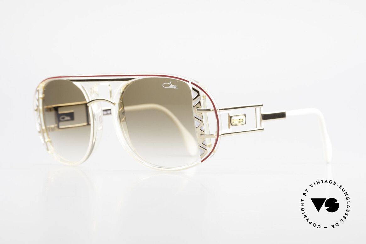 Cazal 875 Hip Hop Unisex Sonnenbrille, einzigartige Fassung in aufwendiger Farbgestaltung, Passend für Herren und Damen