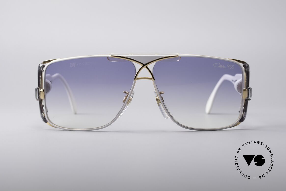 Cazal 955 Old School Sportsonnenbrille, riesige Cazal vintage Designersonnenbrille von 1987, Passend für Herren