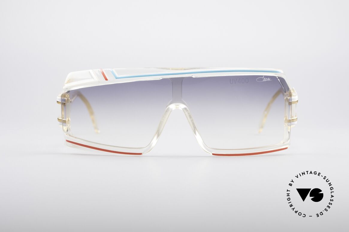 Cazal 858 Asymmetrische 80er Brille, 858: eines der berühmtesten CAZAL vintage Modelle, Passend für Herren und Damen