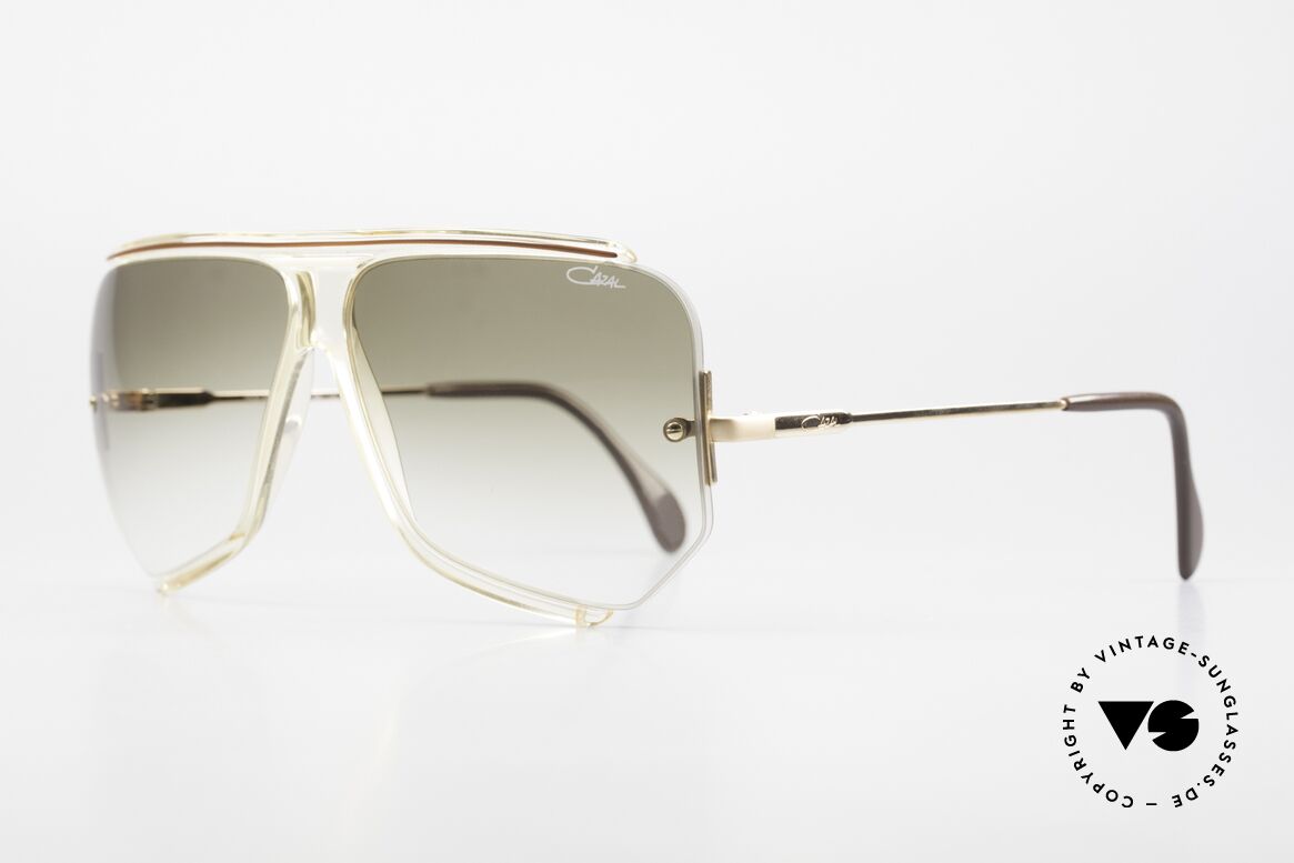 Cazal 850 Old School 80er Sonnenbrille, viel gesuchte vintage Cazal Designersonnenbrille, Passend für Herren