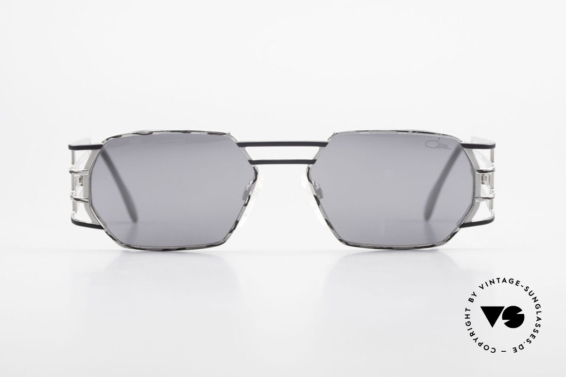 Cazal 980 90er Vintage Brille Verspiegelt, futuristische vintage CAZAL Designer-Sonnenbrille, Passend für Herren und Damen