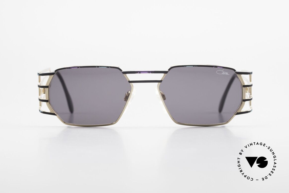 Cazal 980 Markante Vintage Sonnenbrille, futuristische vintage CAZAL Designer-Sonnenbrille, Passend für Herren und Damen