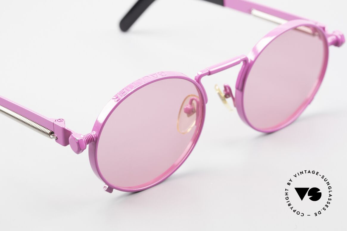 Jean Paul Gaultier 56-8171 Sonderanfertigung in Pink, das erste Modell der Gaultier Brillen-Serie überhaupt, Passend für Herren und Damen