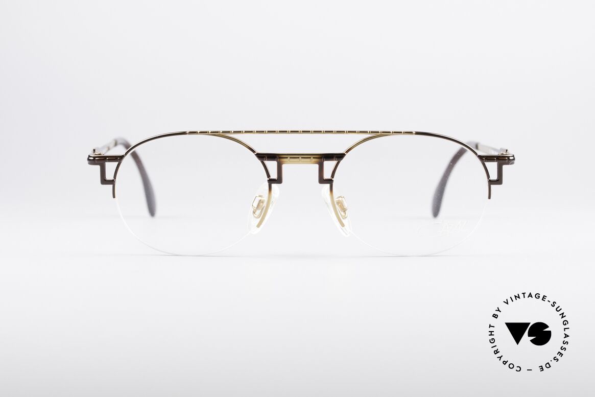 Cazal 764 Echte 90er Vintage Brille, äußerst elegante Lackierung in honig-braun, Passend für Herren