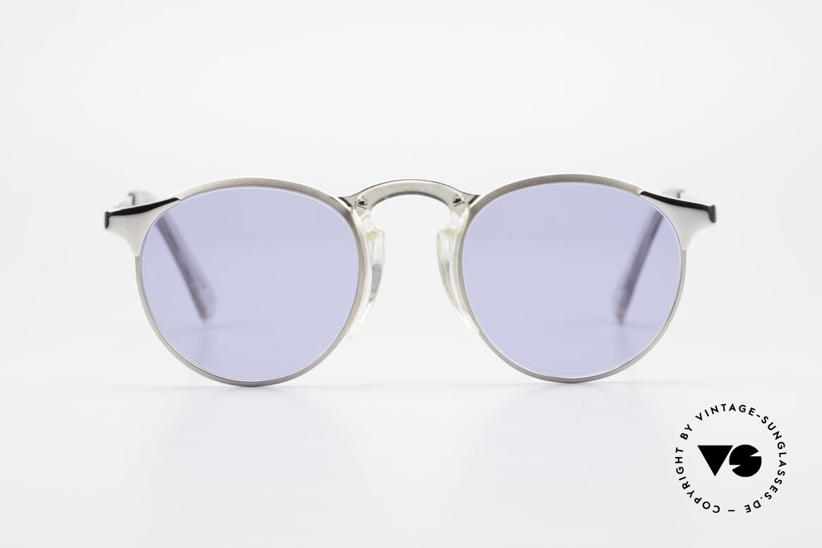 Jean Paul Gaultier 57-0174 Rare 90er Panto Sonnenbrille, klassische Pantoform veredelt als Designerstück, Passend für Herren