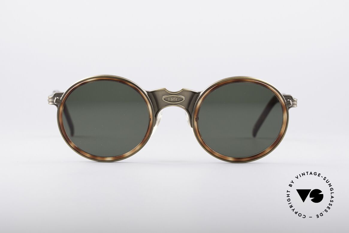 Jean Paul Gaultier 56-3272 Runde 90er Brille, runde vintage Sonnenbrille von Jean Paul Gaultier, Passend für Herren und Damen Jean Paul Gaultier 56-3272 Runde 90er Brille, runde vintage Sonnenbrille von Jean Paul Gaultier, Passend für Herren und Damen