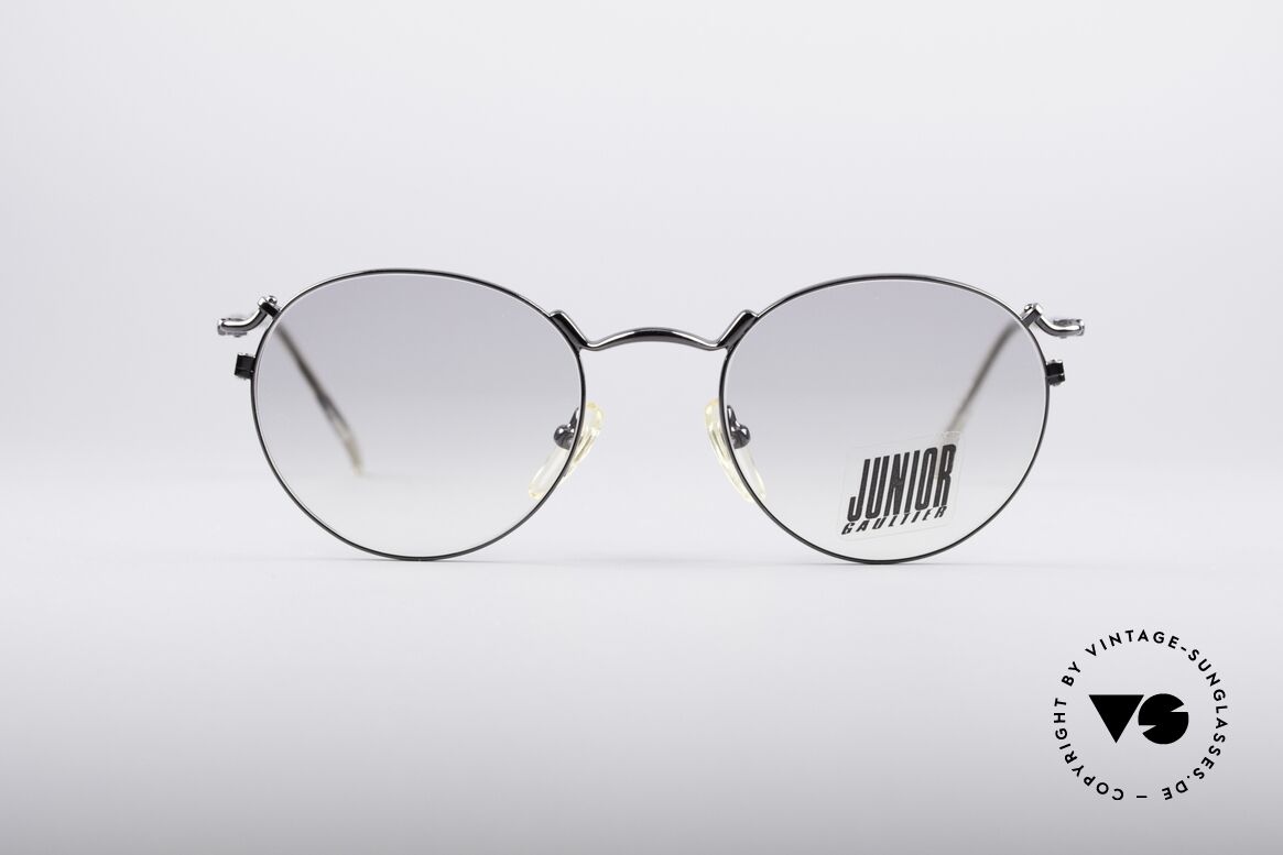 Jean Paul Gaultier 57-2171 Runde 90er Brille, edle, runde Jean Paul Gaultier Designersonnenbrille, Passend für Herren und Damen