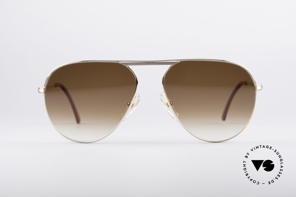 Christian Dior 2536 Vergoldete 80er Brille, markantes Christian Dior Piloten-Brillendesign, Passend für Herren