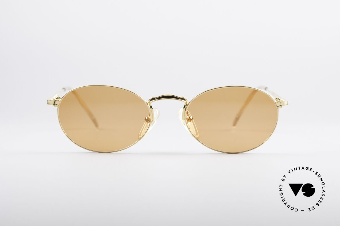 Jean Paul Gaultier 57-2172 Ovale Vintage Brille, ovale vintage Sonnenbrille von Jean Paul Gautier, Passend für Herren und Damen
