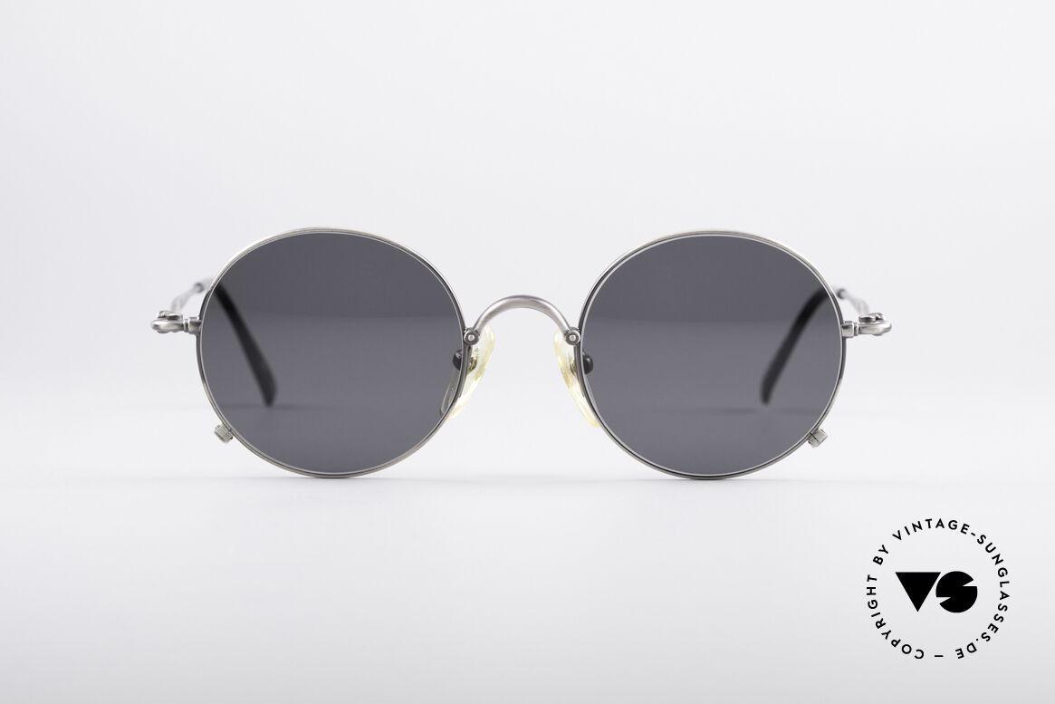 Jean Paul Gaultier 55-1176 Runde JPG Vintage Brille, zeitlose Designersonnenbrille von Jean Paul Gaultier, Passend für Herren und Damen