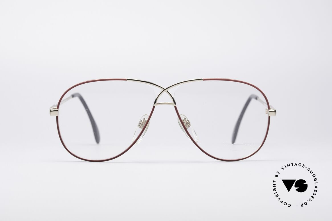 Cazal 728 80er Vintage Pilotenbrille, legendäre Piloten-Brillenform der 1980er Jahre, Passend für Herren und Damen