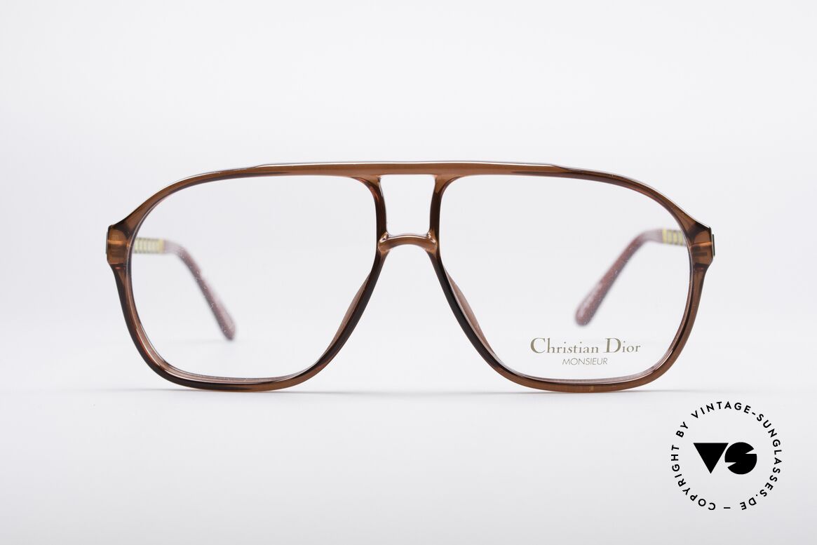 Christian Dior 2417 80er Monsieur Herrenbrille, männliches 80er Jahre Design von Christian Dior, Passend für Herren