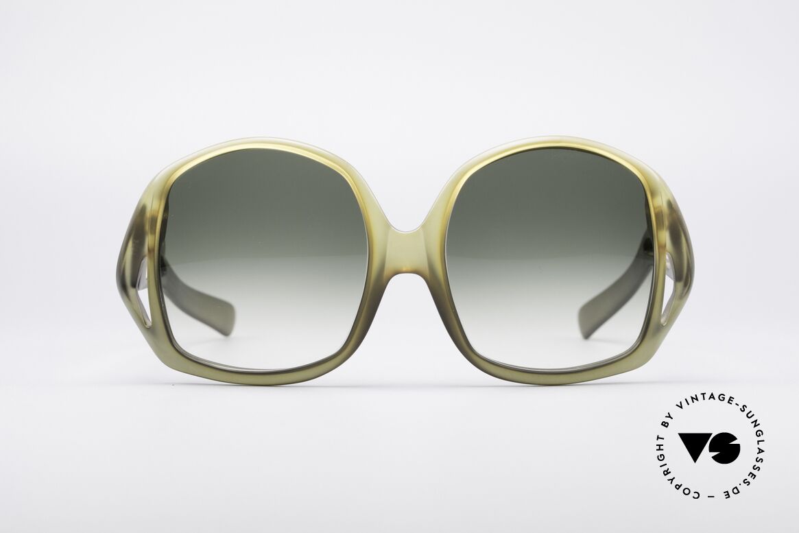 Christian Dior 2007 70er Modegeschichte, unglaubliche Christian Dior vintage XXL Sonnenbrille, Passend für Damen