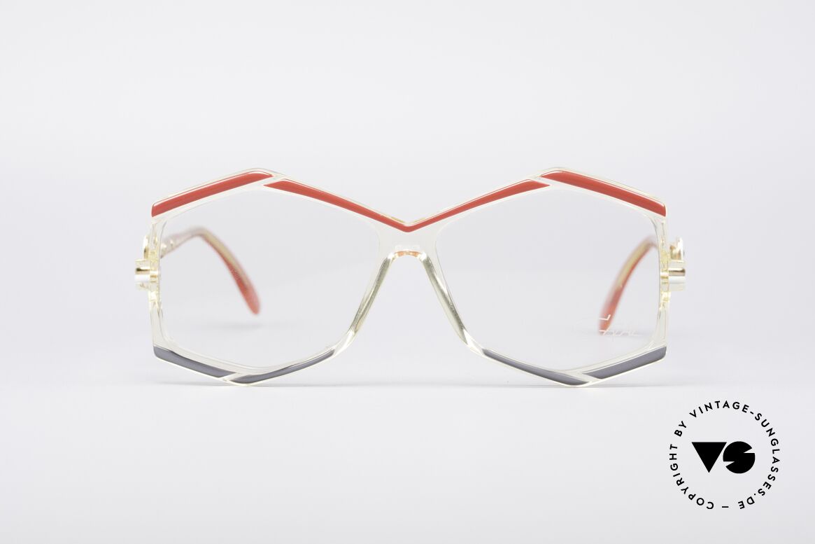 Cazal 180 80er Designerbrille, sechseckige Cazal Designerbrille von 1986/1987, Passend für Damen Cazal 180 80er Designerbrille, sechseckige Cazal Designerbrille von 1986/1987, Passend für Damen