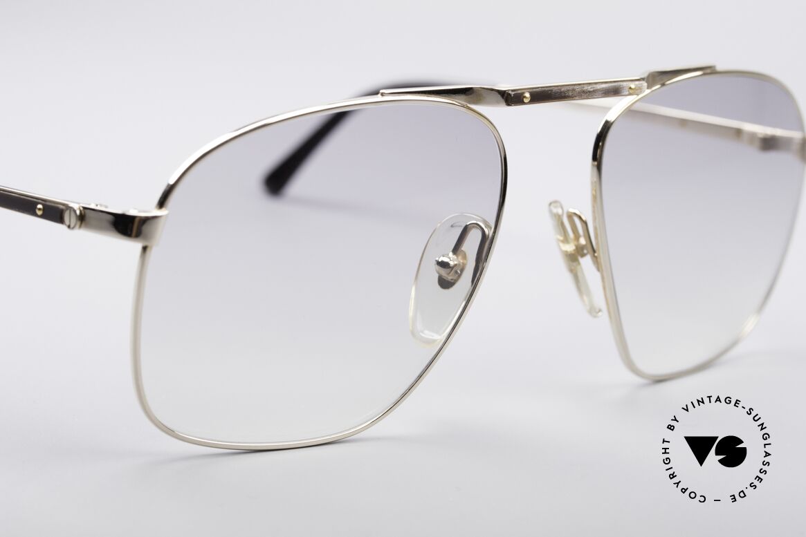 Dunhill 6046 80er Brille Horn-Applikationen, mit ganz leicht getönten Gläsern; daher vielseitig tragbar, Passend für Herren