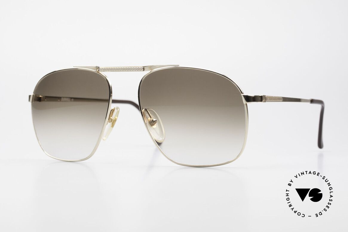 Dunhill 6046 Alte 80er Luxus Herrenbrille, die 80er Jahre Dunhill Kollektion = ein Inbegriff von Stil, Passend für Herren
