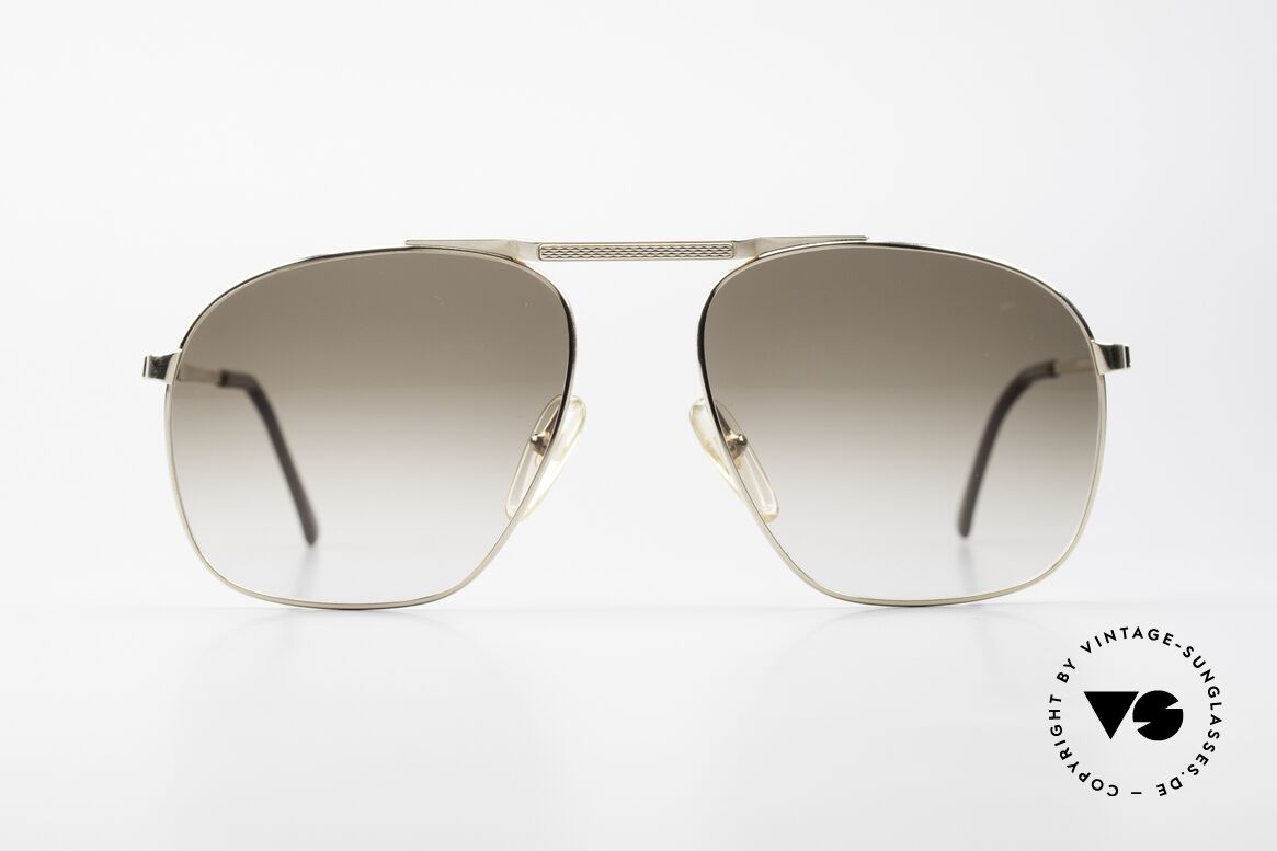 Dunhill 6046 Alte 80er Luxus Herrenbrille, extrem elegante Dunhill Herren-Sonnenbrille von 1987, Passend für Herren