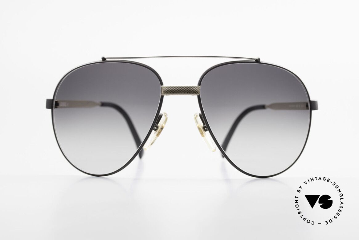Dunhill 6023 80er Luxus Sonnenbrille Herren, stilvolle Dunhill vintage Sonnenbrille von 1983, Passend für Herren