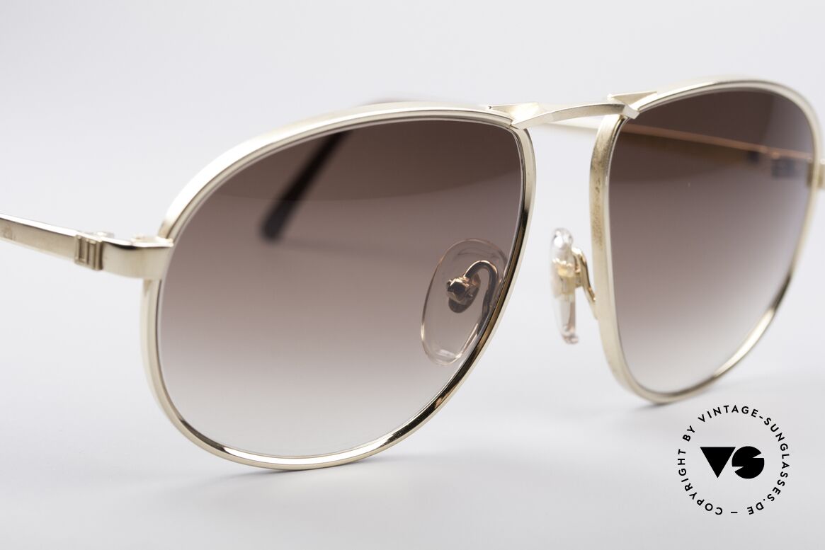 Dunhill 6051 80er Titanium Luxus Brille, distinguiert kultiviert: ein wahres Gentleman Modell, Passend für Herren