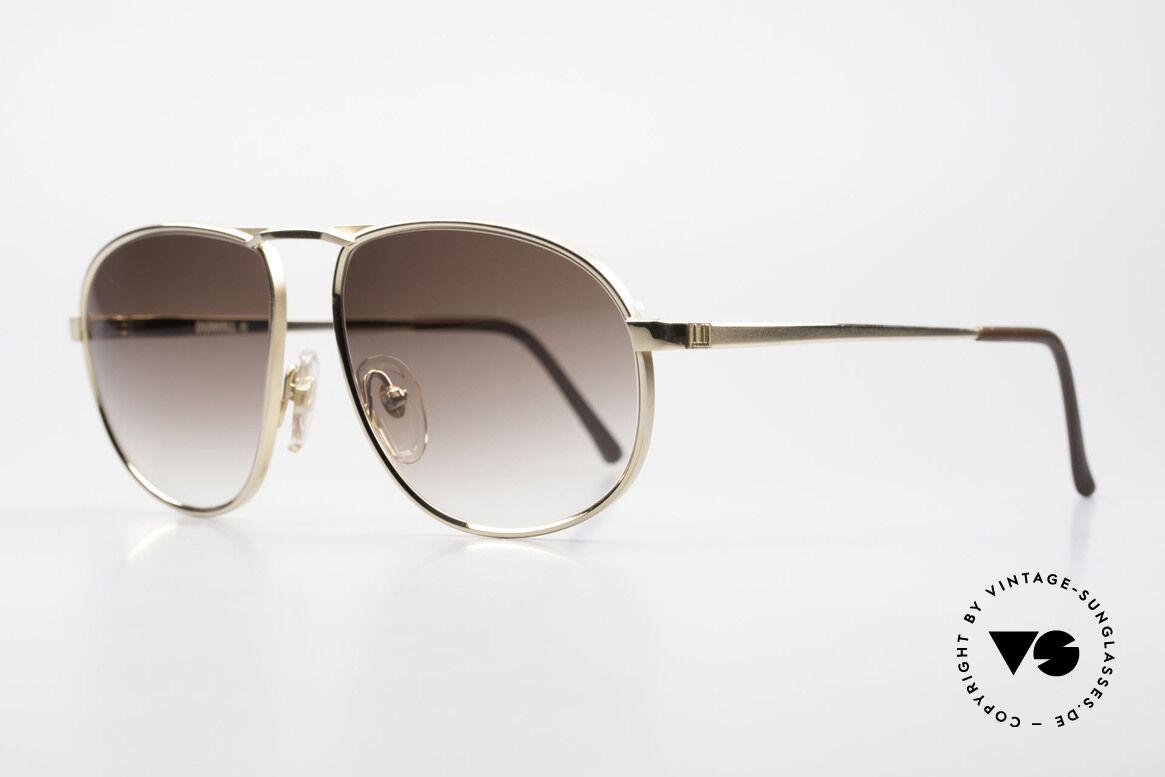 Dunhill 6051 80er Titanium Luxus Brille, hartvergoldete TITANIUM-Fassung, made in Japan, Passend für Herren