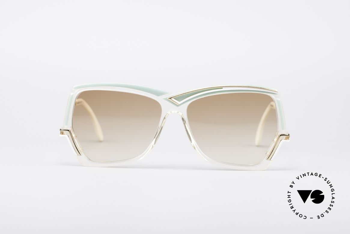 Cazal 178 Extravagante Sonnenbrille, zauberhafte Bügel & schicke Farbkombinationen, Passend für Damen