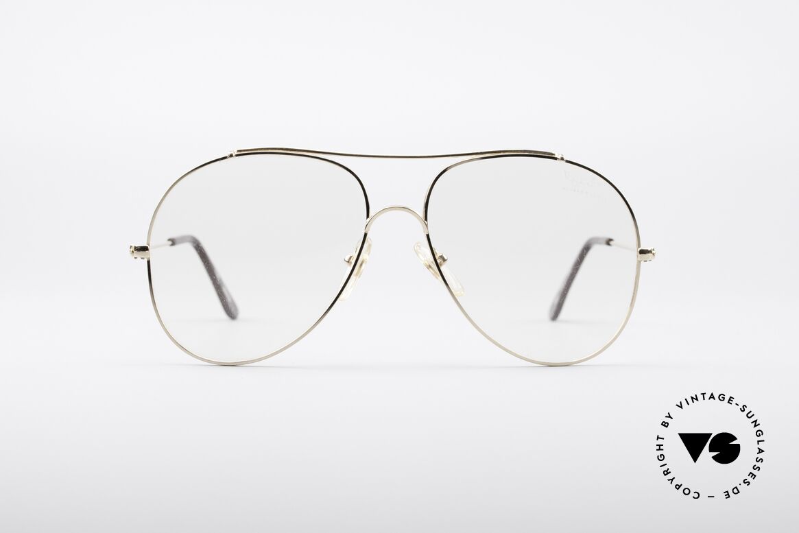 Bausch & Lomb 422 80er Gold Filled Brille, seltene 80er Jahre Brillenfasssung von Bausch&Lomb, Passend für Herren