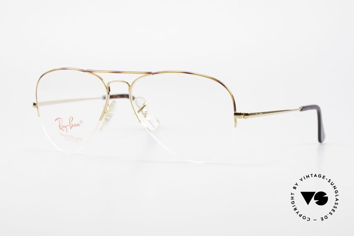 Ray Ban Aviator 80er Nylor Fassung Tortuga, vintage RAY-BAN Brillenfassung im Aviator-Stil, Passend für Herren und Damen